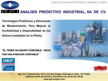 analisis predictivo industrial, sa de cv. - Logismarket, el Directorio ...