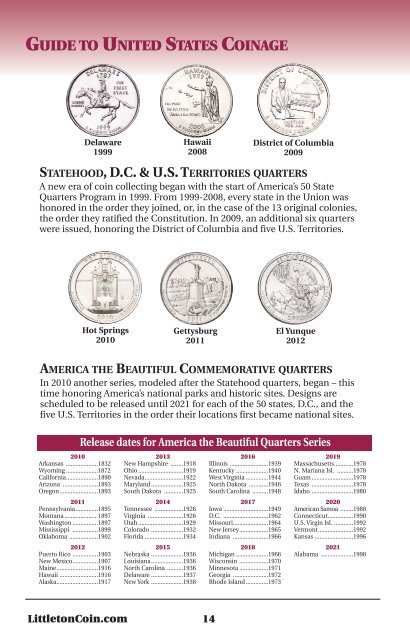 COLLECT COINS COLLECT COINS - Littleton Coin Company