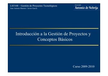 IntroducciÃ³n a la GestiÃ³n de Proyectos y Conceptos BÃ¡sicos