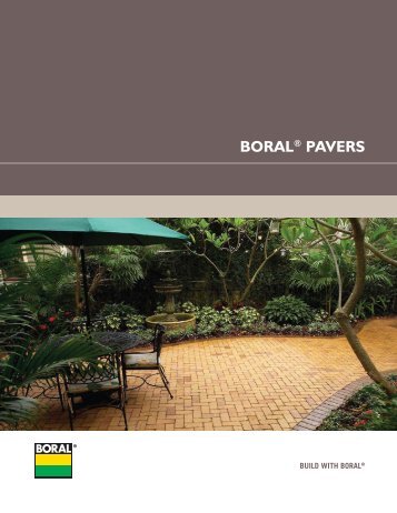 BORAL® PAVERS - Thompson Building Materials