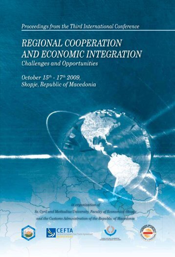 REGIONAL COOPERATION AND ECONOMIC INTEGRATION