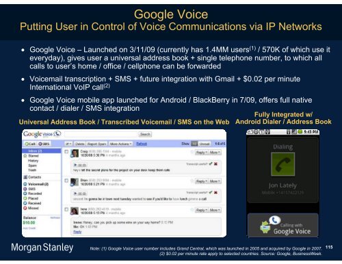 The Mobile Internet Report Key Themes*