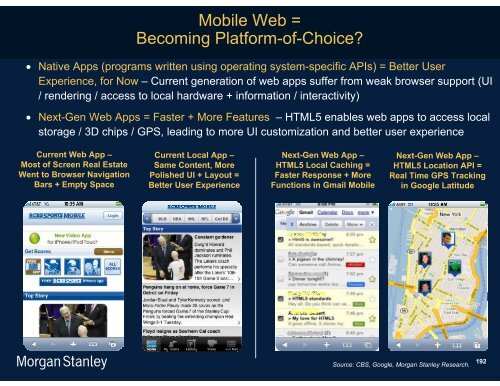 The Mobile Internet Report Key Themes*