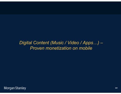 The Mobile Internet Report Key Themes*