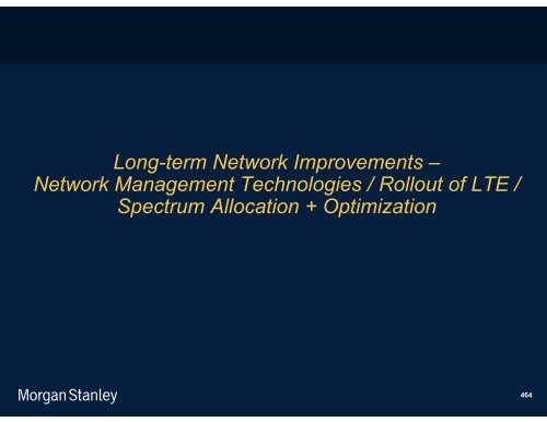 The Mobile Internet Report Key Themes*