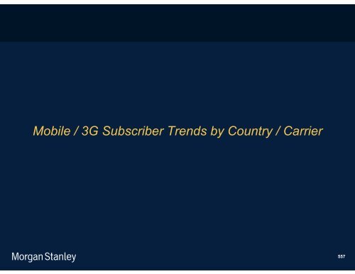 The Mobile Internet Report Key Themes*