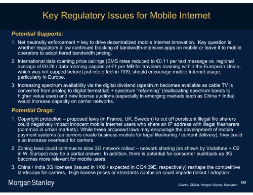 The Mobile Internet Report Key Themes*