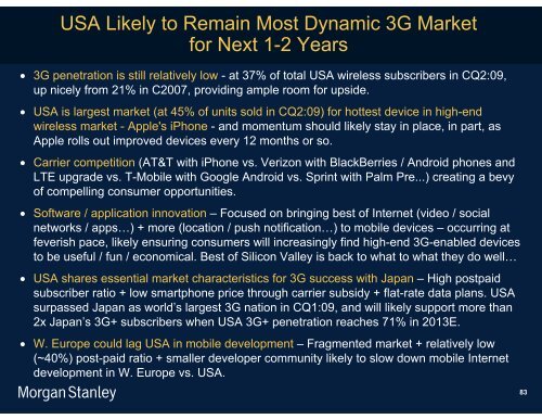 The Mobile Internet Report Key Themes*