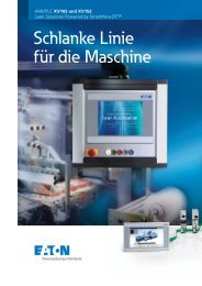 Schlanke Linie für die Maschine - Moeller