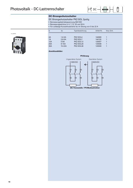 Neuer Katalog: Photovoltaik für kommerzielle Anwendung - Moeller