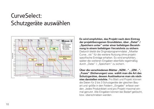 CurveSelect – Kennlinienprogramm für Schutzorgane - Moeller