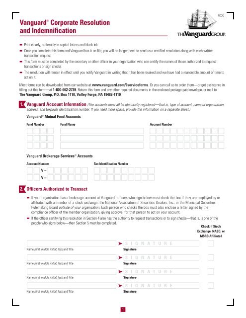 Indemnification and Corporate/Organization Resolution