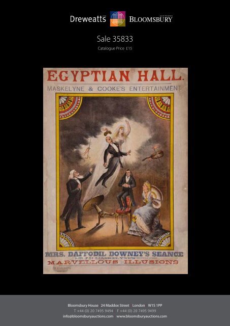 Conjuring & Circus: - Bloomsbury Auctions