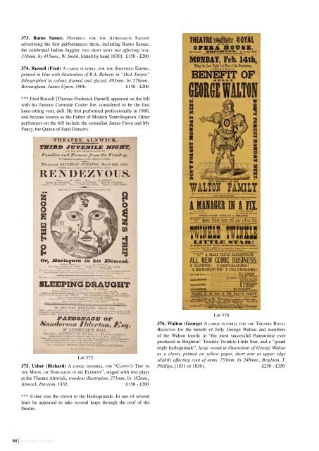 Conjuring & Circus: - Bloomsbury Auctions