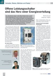 Offene Leistungsschalter sind das Herz einer ... - Moeller