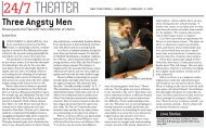 Feature article about Love/Stories in NYPress - The Flea Theater