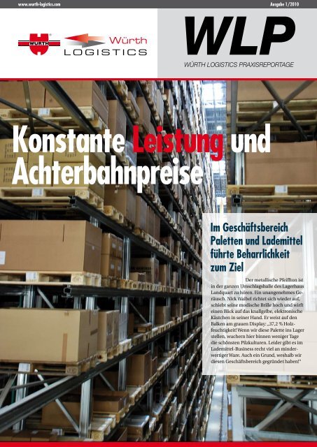 WLP Konstante Leistungund Achterbahnpreise - WÃ¼rth Logistics