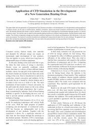 Application of CFD Simulation in the Development of a New ...