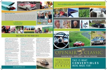 tour brochure - OpenAir Tours!