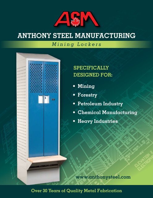 Download Catalogue of Mining Locker - Anthony Steel Manufacturing