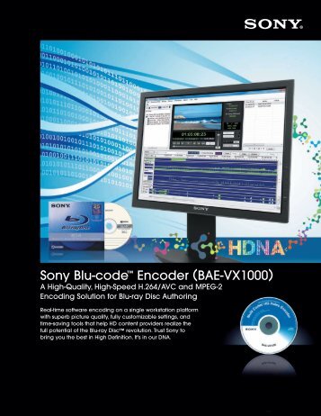 Sony Blu-code™ Encoder (BAE-VX1000)