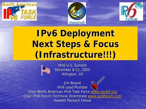 Infrastructure - IPv6 Summit, Inc.