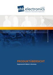 Produktinformation / Katalog - ehb electronics gmbh