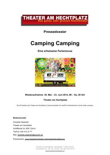 Pressedossier Camping Camping - Theater am Hechtplatz