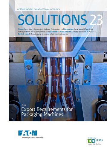 Export Requirements for Packaging Machines - Moeller