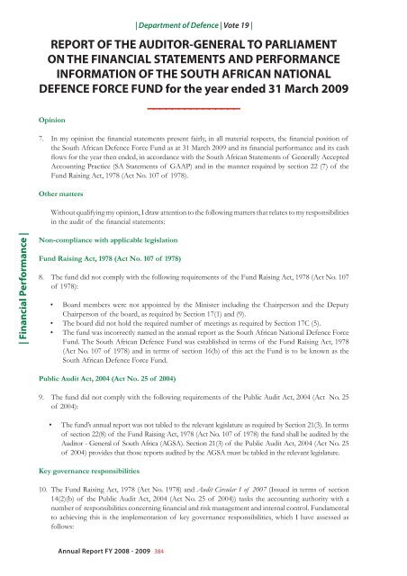 Department of Defence Annual Report 2008-2009