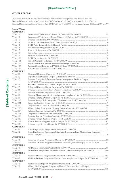 Department of Defence Annual Report 2008-2009