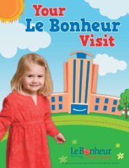 guide (pdf) - Le Bonheur Children's Hospital