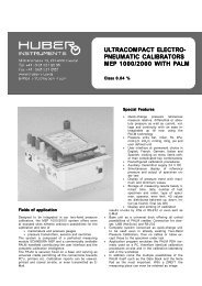 Druckanzeiger - HM35 / HM35 EX - Huber Instrumente - digital / Kraftstoff /  für Flugzeuge