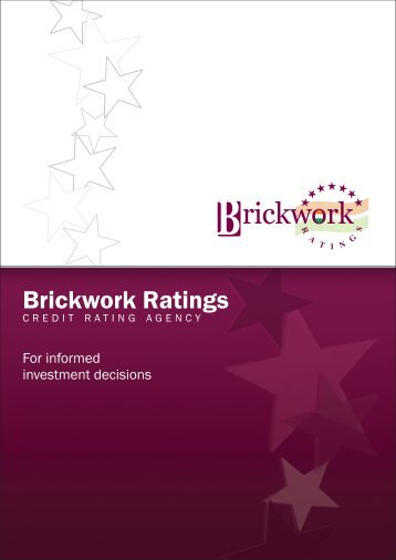 Corporate Brochure - Brickwork Ratings