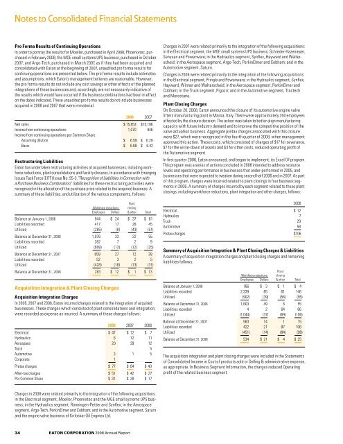 Eaton 2008 Annual Report - Moeller