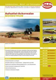 MOHNSTRUM Aufsattel-Ackerwalze - Mohn Manufaktur GmbH