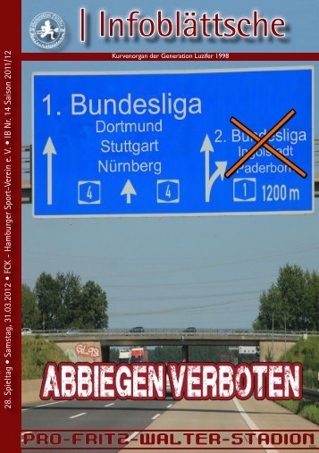 InfoblÃ¤ttsche #14 â Hamburger SV - Generation Luzifer