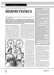 Hermetismus - SpoleÄnost pro studium sekt a novÃ½ch nÃ¡boÅ¾enskÃ½ch ...