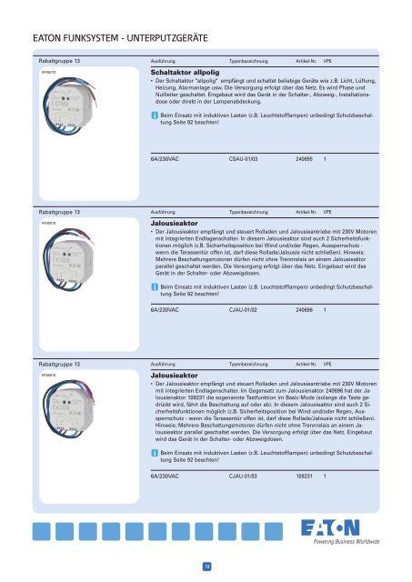 Xcomfort Katalog - Moeller