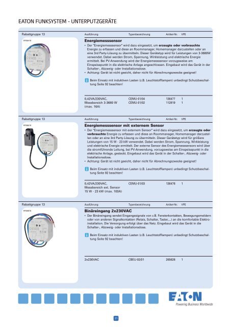 Xcomfort Katalog - Moeller