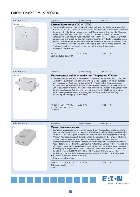 Xcomfort Katalog - Moeller