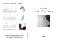 Brunata Radiator Thermostat