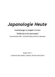 03-japanologieheute.... - stinfwww - UniversitÃ¤t Leipzig