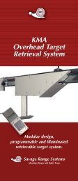 KMA Overhead Target Retrieval System - Savage Range Systems