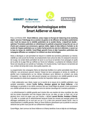 Partenariat technologique entre Smart Adserver et Alenty