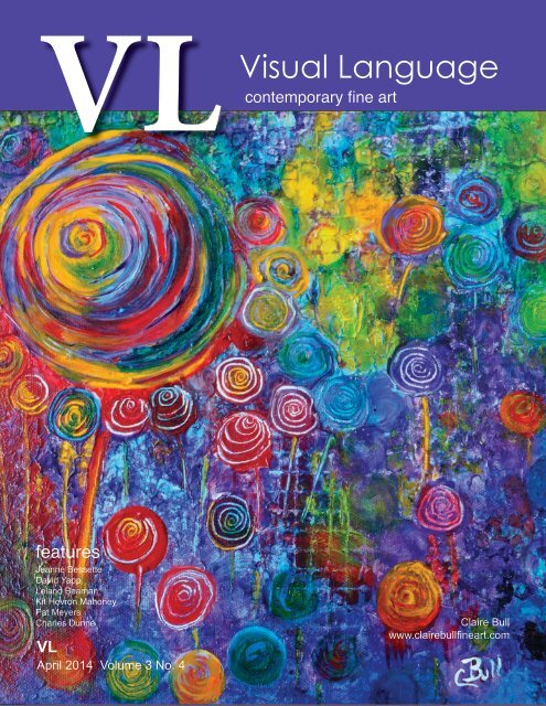 Visual Language Magazine Contemporary Fine Art  Vol 3 No 4 April 2014