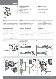 4 RJ45 connectors cat. 6 UTP User instructions 4 ... - Hager