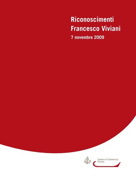 Riconoscimenti Francesco Viviani - Camera di Commercio di Ferrara