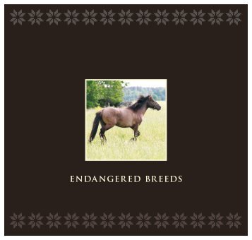 ENDANGERED BREEDS
