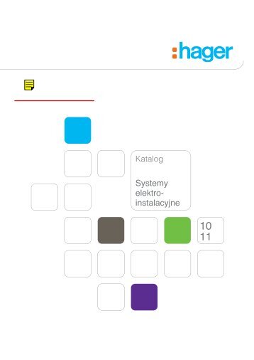 Katalog Systemy elektro- instalacyjne - Hager